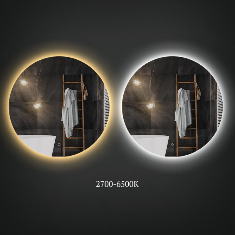 SUZI 800 mm ümmargune LED-peegel tagumise (taust) valgustusega - Image 5