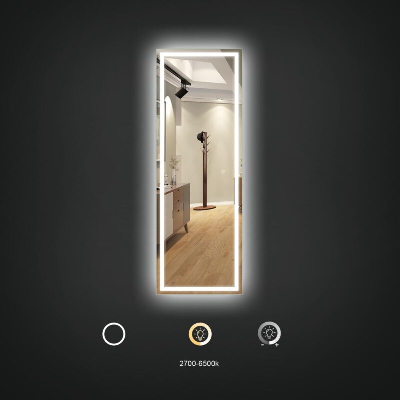 AURA 559x1600 Viso ūgio veidrodis / LED apšvietimas iš priekio ir iš galo - Image 3