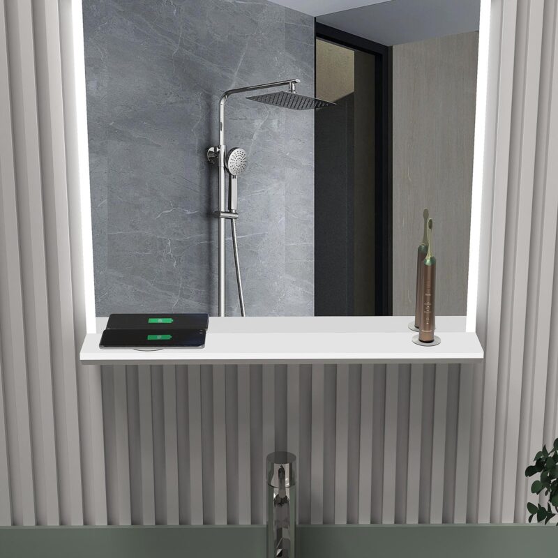 LULA SMART 600x800mm Stačiakampis veidrodis / LED apšvietimas iš priekio ir galo - Image 2
