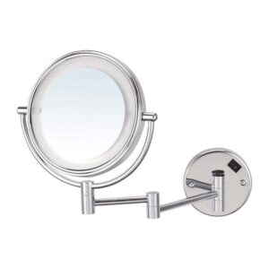 MILO 200 mm ümmargune kosmeetika peegel LED-esivalgustusega