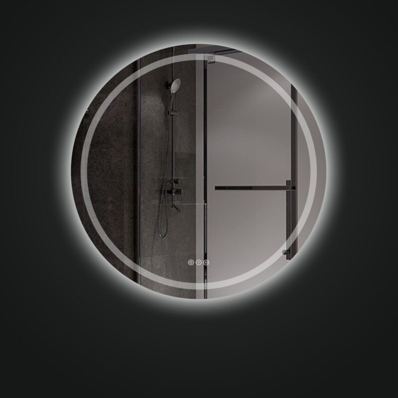 SARA 800mm Apvalus veidrodis / LED apšvietimas iš priekio ir galo - Image 3