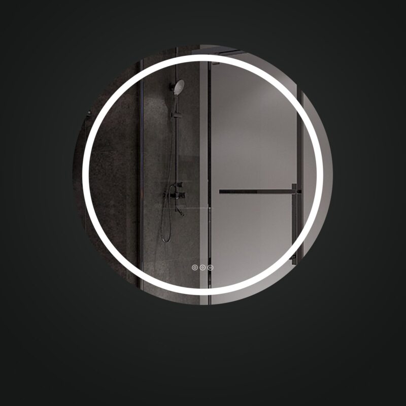 SARA 800mm Apvalus veidrodis / LED apšvietimas iš priekio ir galo - Image 4