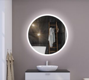 RENE 800 mm ümmargune LED-peegel esivalgustusega