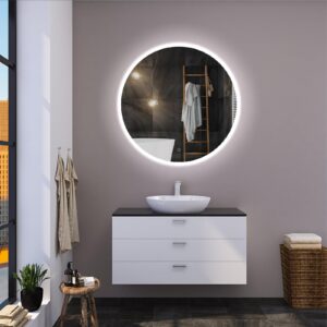RENE 900 mm ümmargune LED-peegel esivalgustusega