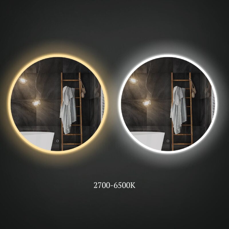 RENE 700 mm ümmargune LED-peegel esivalgustusega - Image 4