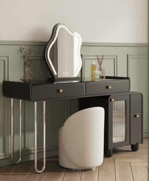 ZORA 400×500 mm ebakorrapärase kujuga LED kosmeetikapeegel esivalgustusega