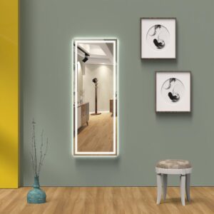 AURA 559×1600 mm täispikk LED-peegel nihutatud esivalgustusega