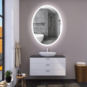 KEIRA 500×700 mm ovaalne LED-peegel esivalgustusega